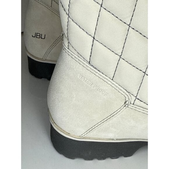 JBU Jambu Summit Women's Boots Waterproof White Lined Quilted Winter Size 11 NIB - Picture 9 of 11